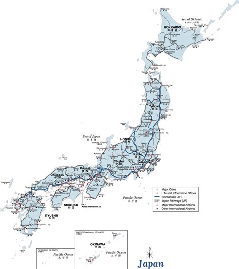maps of japan printable.